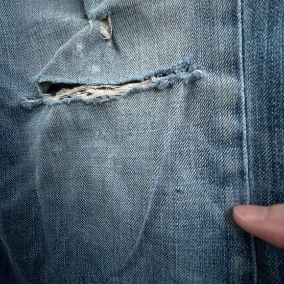 BKE Carter Jeans Size 32 Blue Denim Adult Distressed Cotton Urban Pants Trouser - Picture 9 of 16